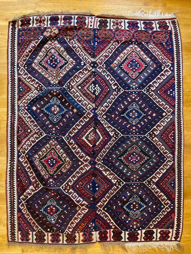 Embroidered PRIЀRE RUG, Banja Luka, Balkans, Ottoman Emp…