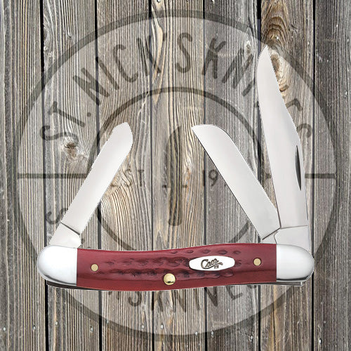 Case Knives Large Stockman Three Blades in Natural Canvas Micarta for Sale