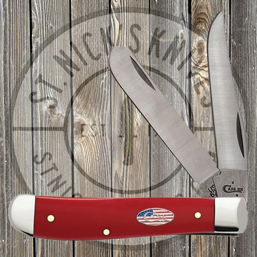 Case - American Workman - Red Synthetic - Mini Trapper - 13453