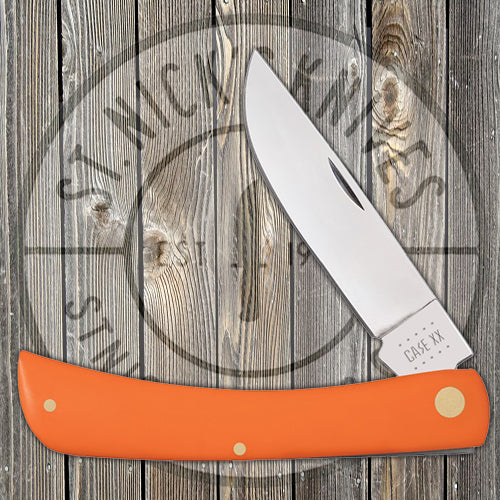 Case Sod Buster Jr. Smooth Orange Synthetic Slip Joint Knife for Sale