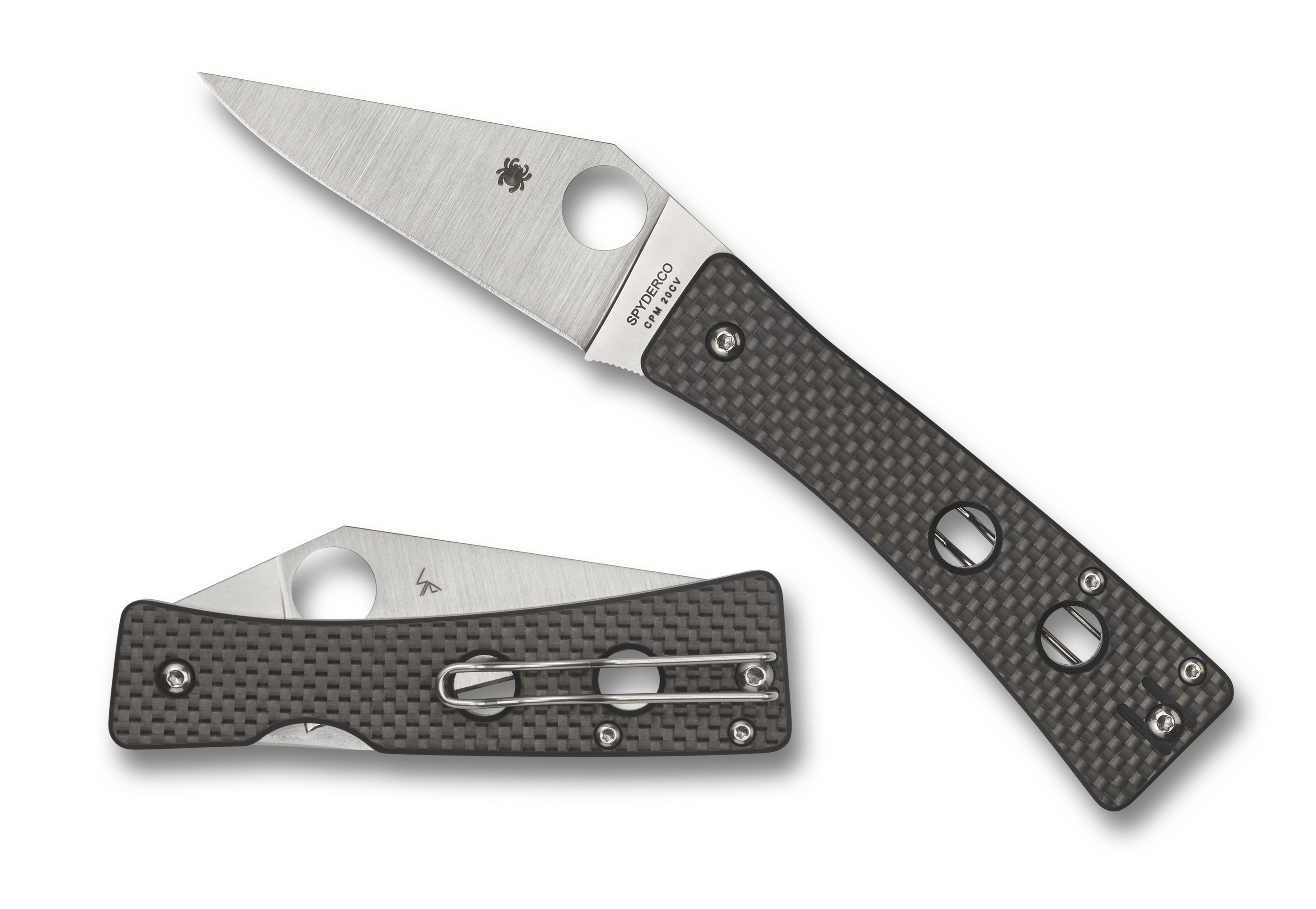 Spyderco Smock - Carbon Fiber Handle - CPM-S30V Steel - C240CFP 