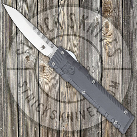 OTF Utility Knife Grey - CobraTec Knives