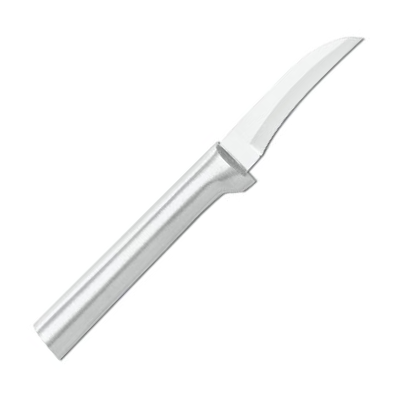 Rada Cutlery Regular Serrated Paring Knife - Stainless Steel Blade with Aluminum Handle, 6-3/4 Inches