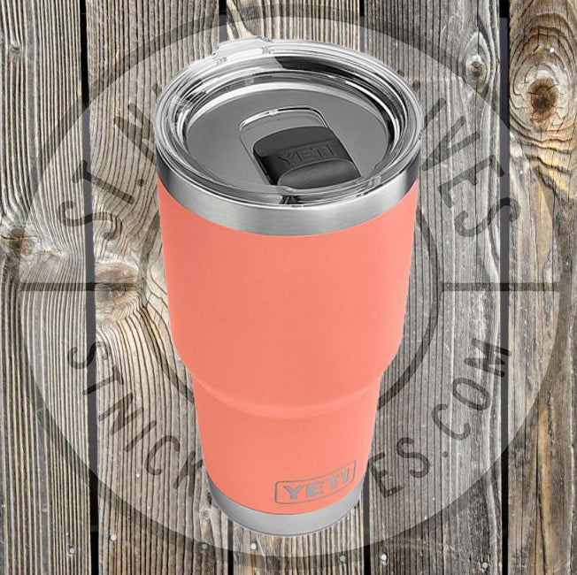 coral yeti 30 oz