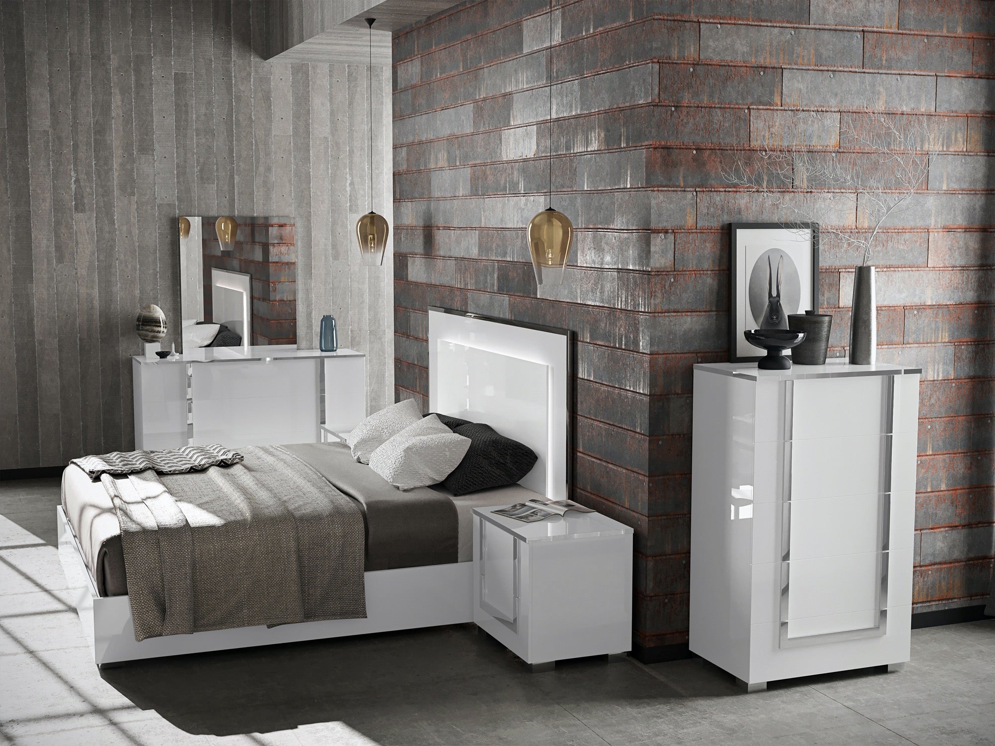 Antonella King 3 Piece Bedroom Set