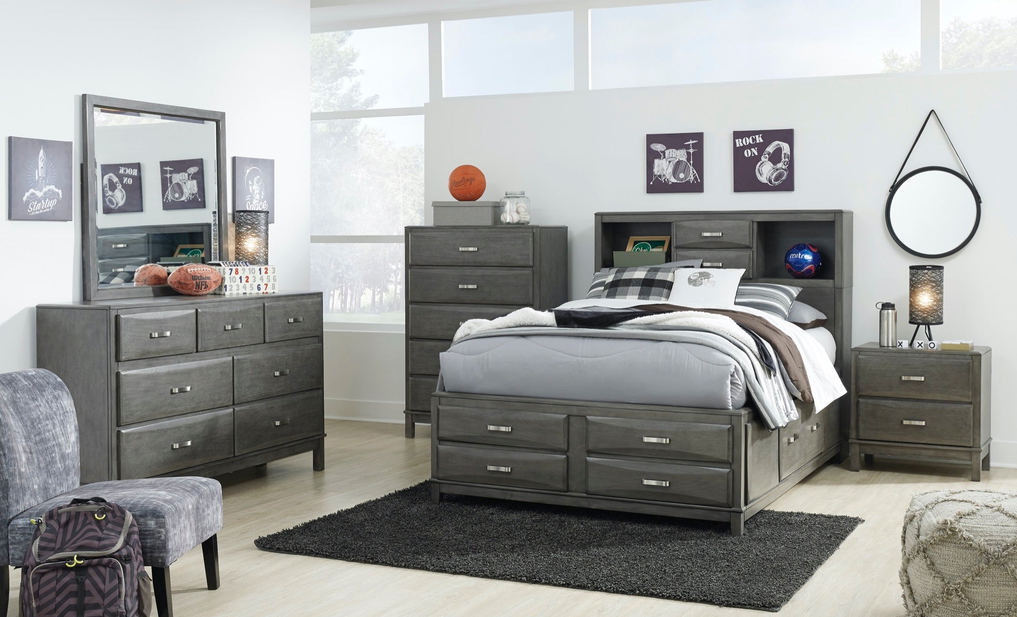 Tulsa Queen 5 Piece Bedroom Set – Adams Furniture