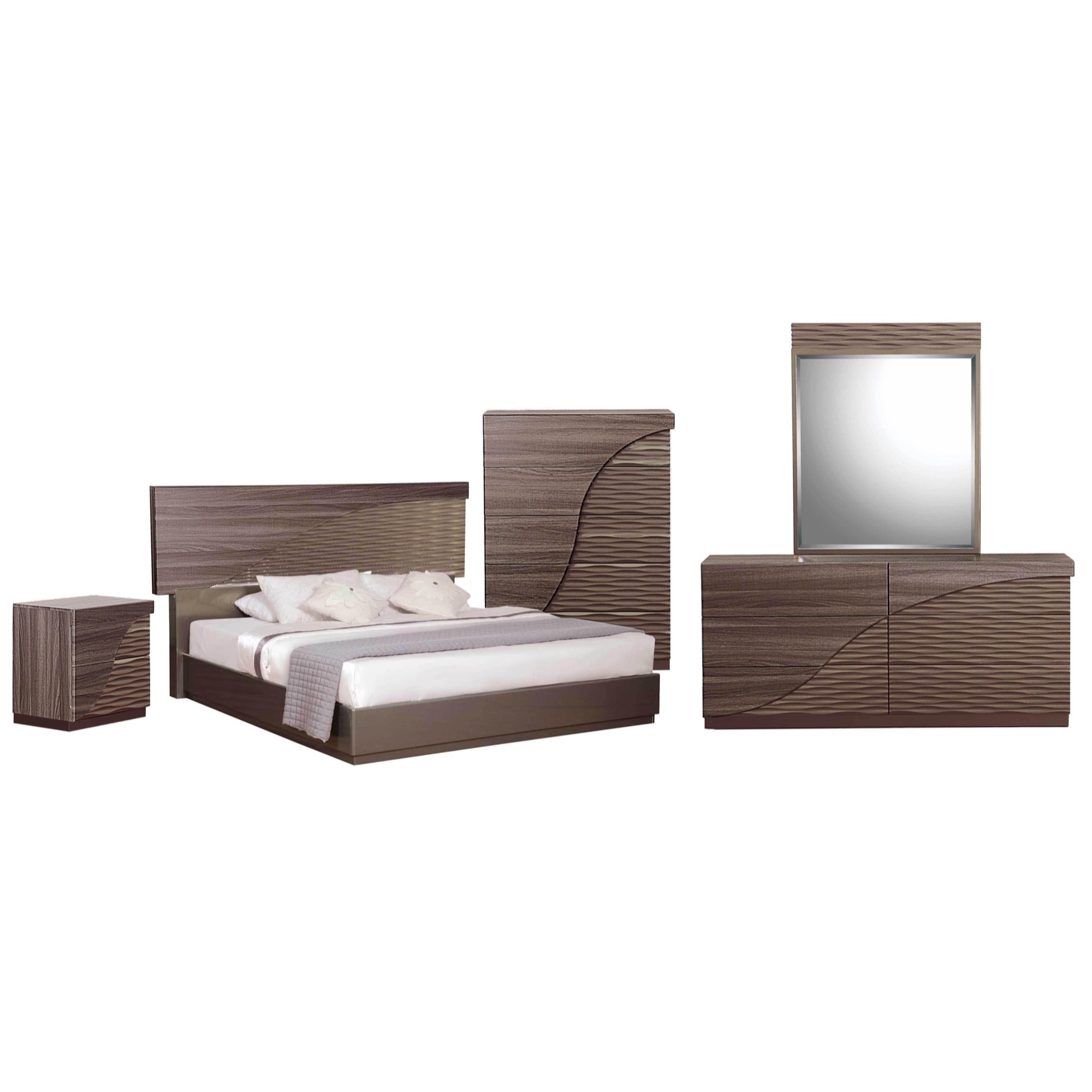 Valentino Queen 5 Piece Bedroom Set – Adams Furniture