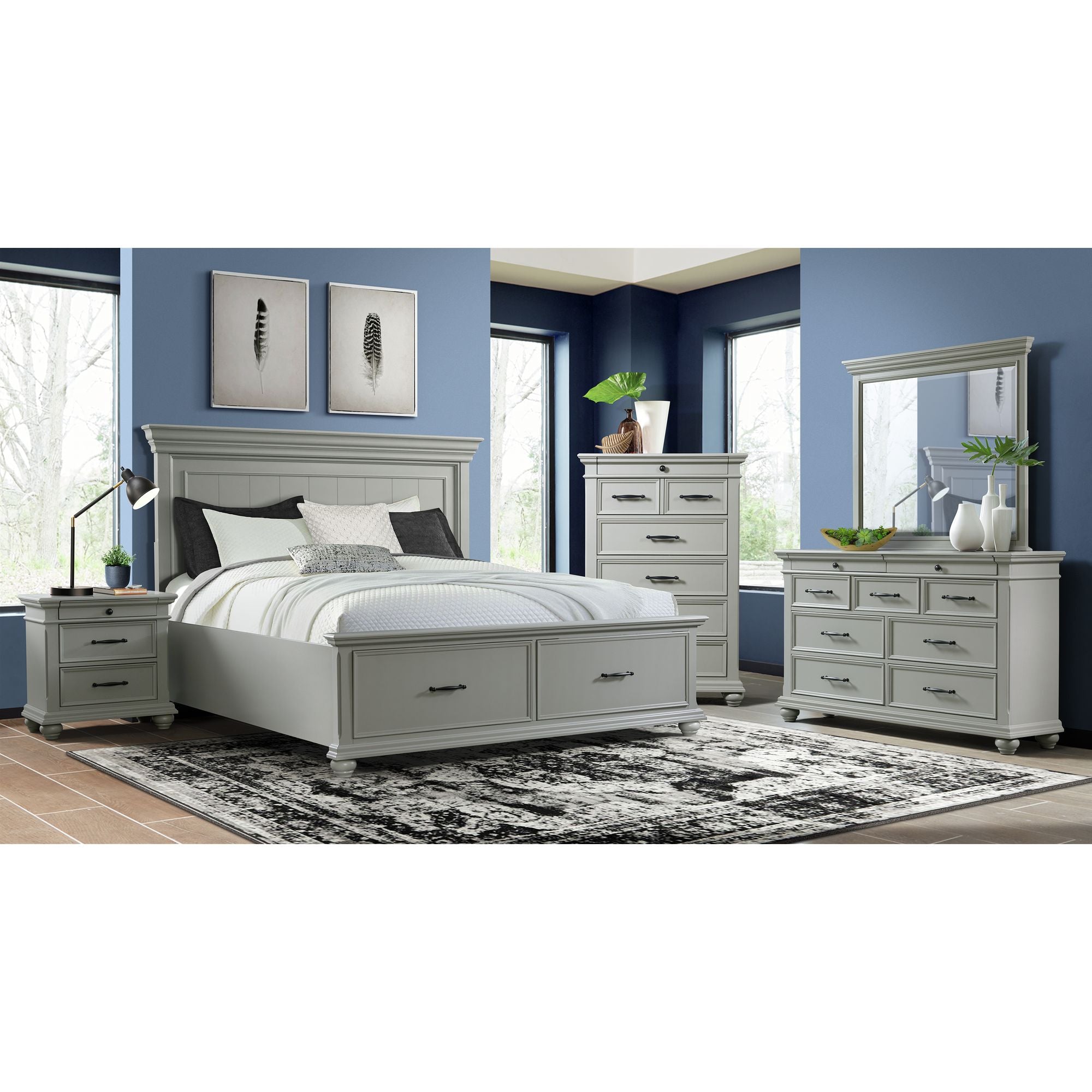 Tulsa Queen 5 Piece Bedroom Set – Adams Furniture