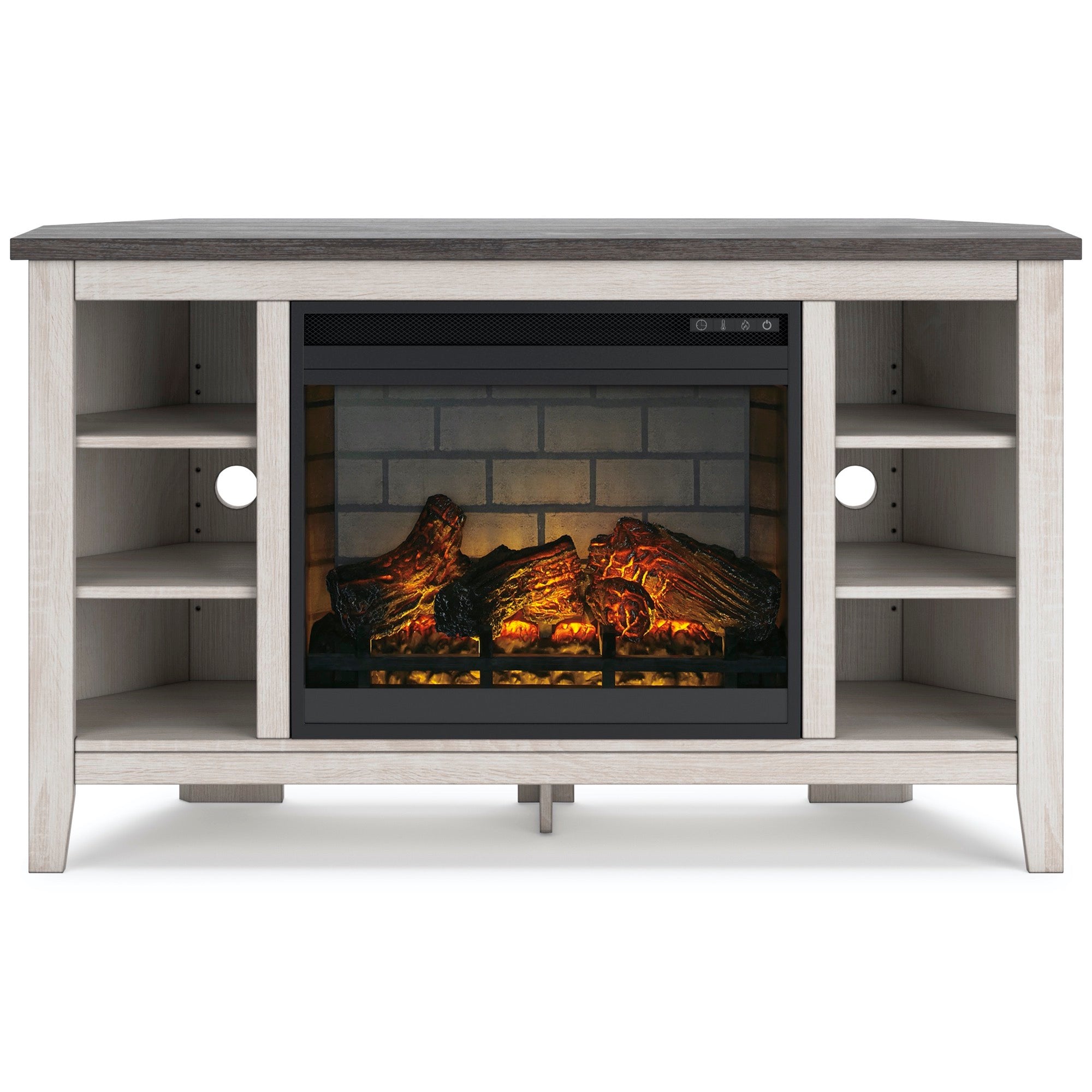 Mueble para TV Flamory de 72 con Chimenea Eléctrica