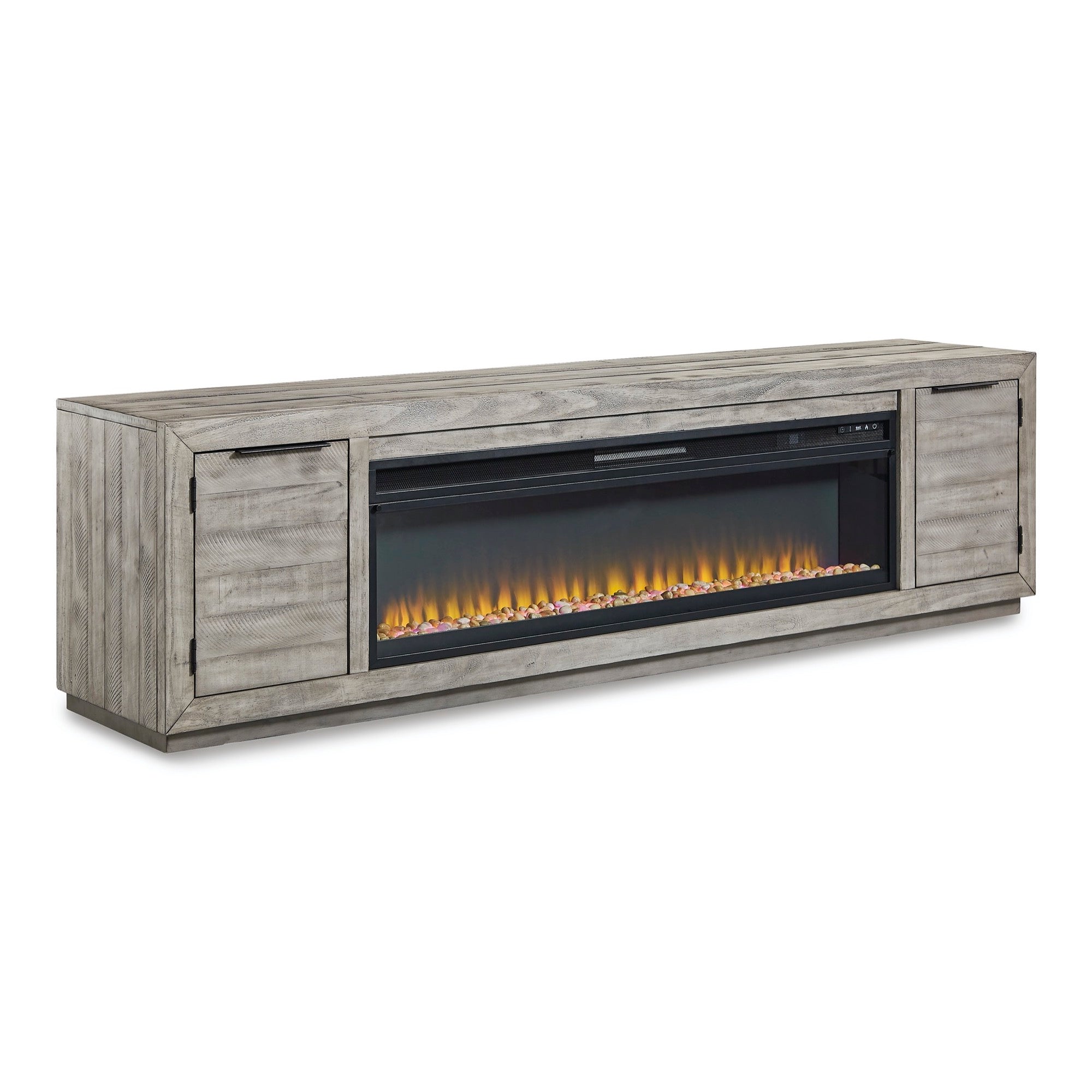 Camiburg - Warm Brown - Mueble TV esquinero con inserto para chimenea —  Brother's Outlet