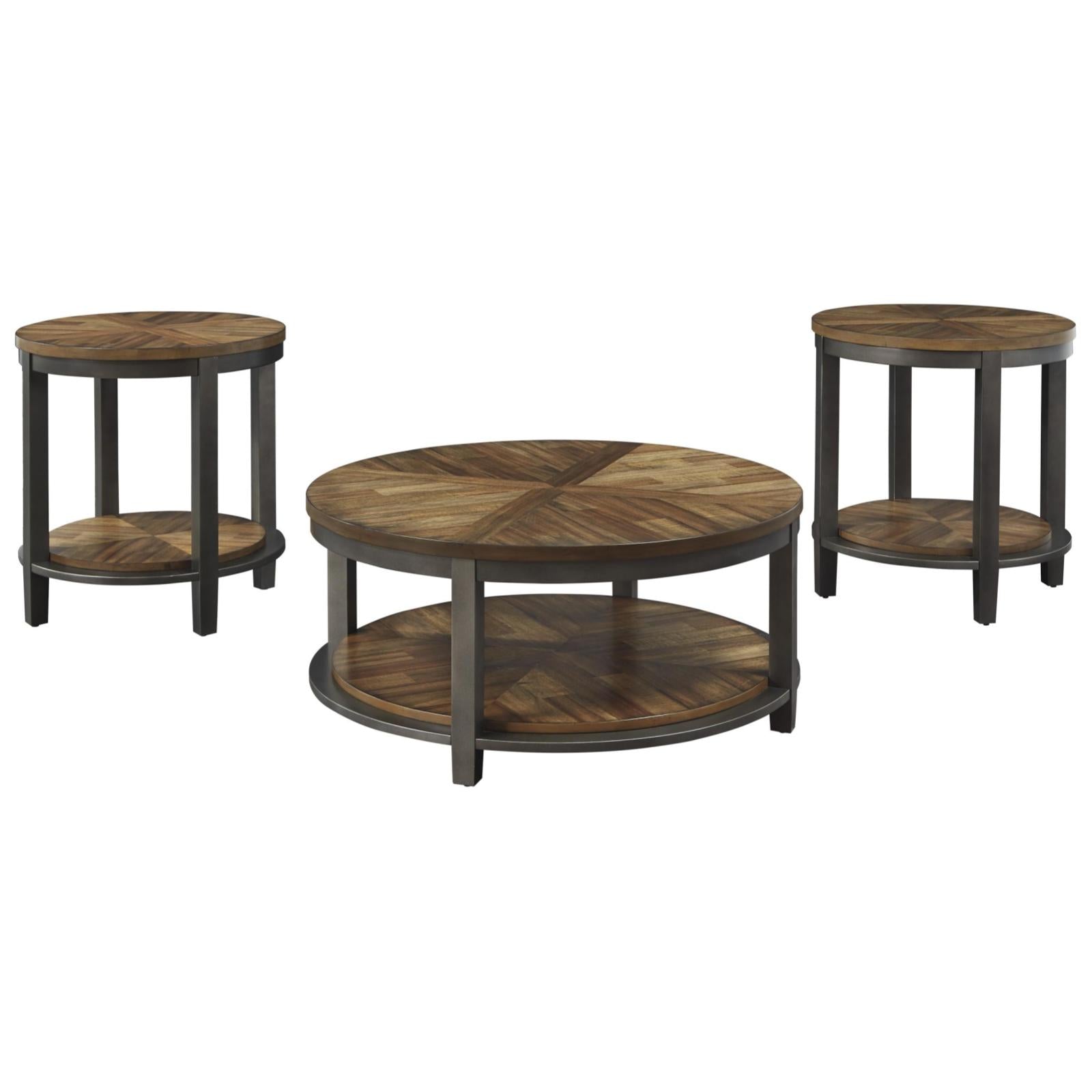 Roybeck 3pc Occasional Table Set Adams Furniture