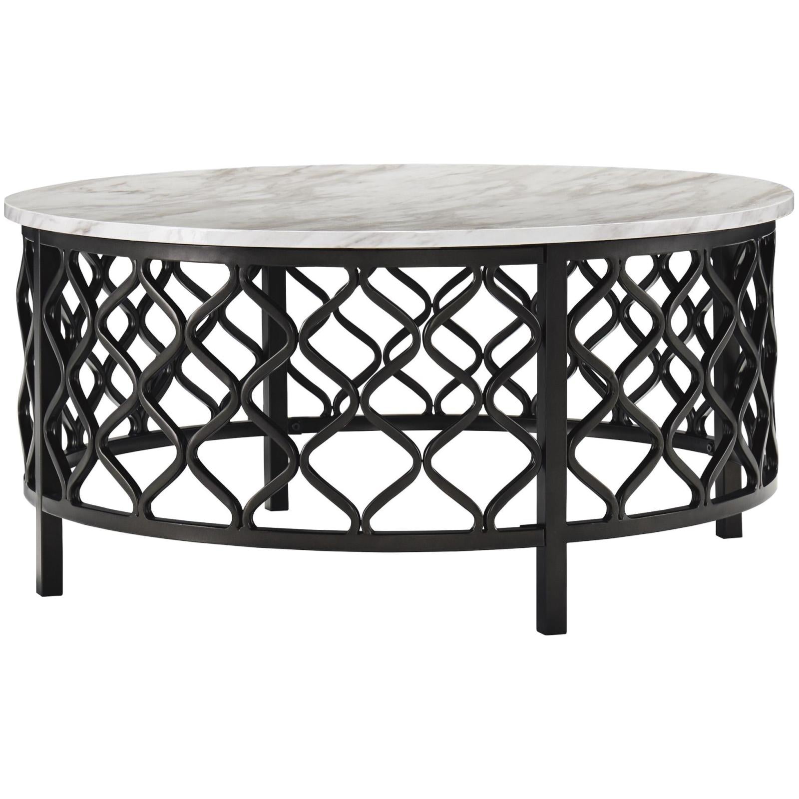 Trinson Round Coffee Table Adams Furniture