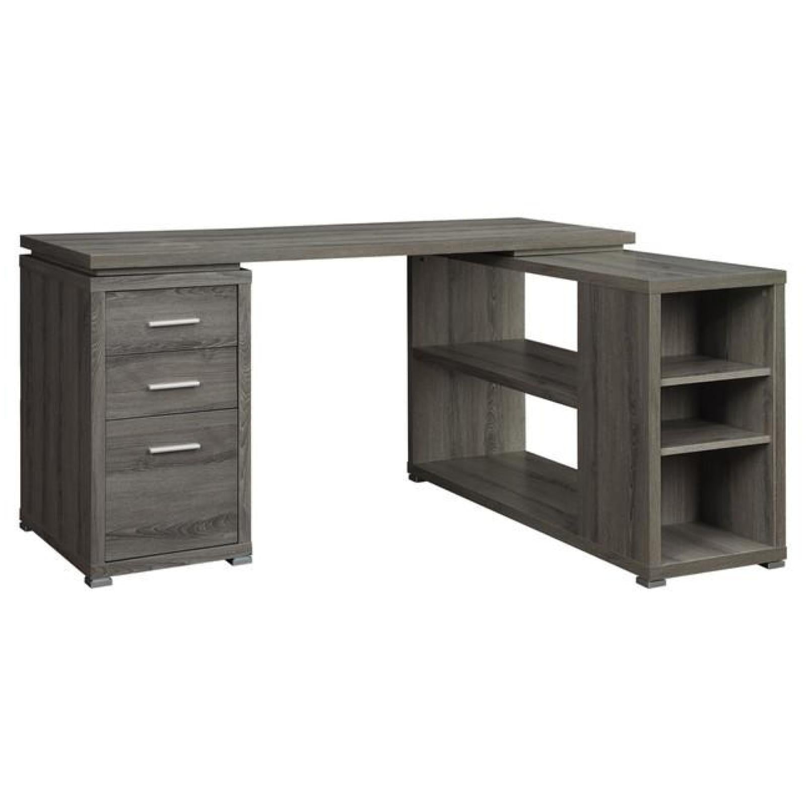 Yvette L Shape Desk Adams Furniture