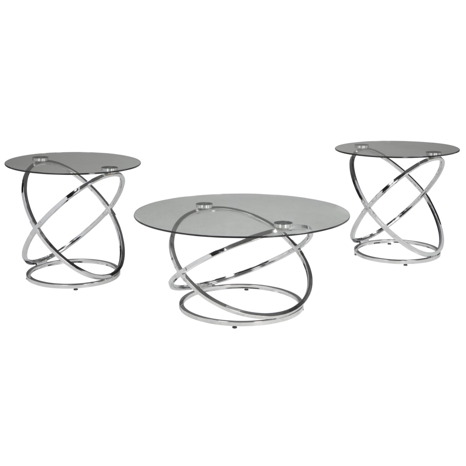 Hollynyx 3pc Occasional Table Set Adams Furniture