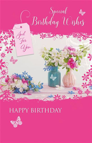 Birthday Greeting Card - Open - Make A Wish – The Alderney Centre