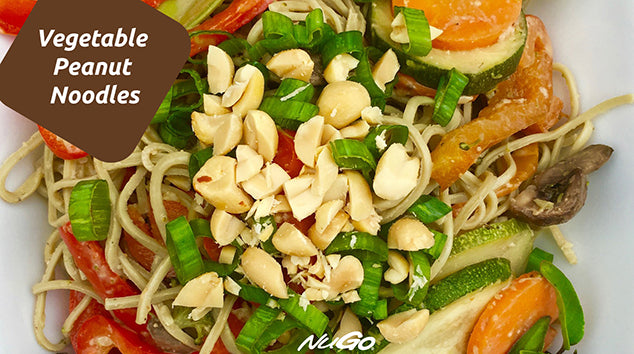 Vegetable Peanut Noodles | NuGo Nutrition
