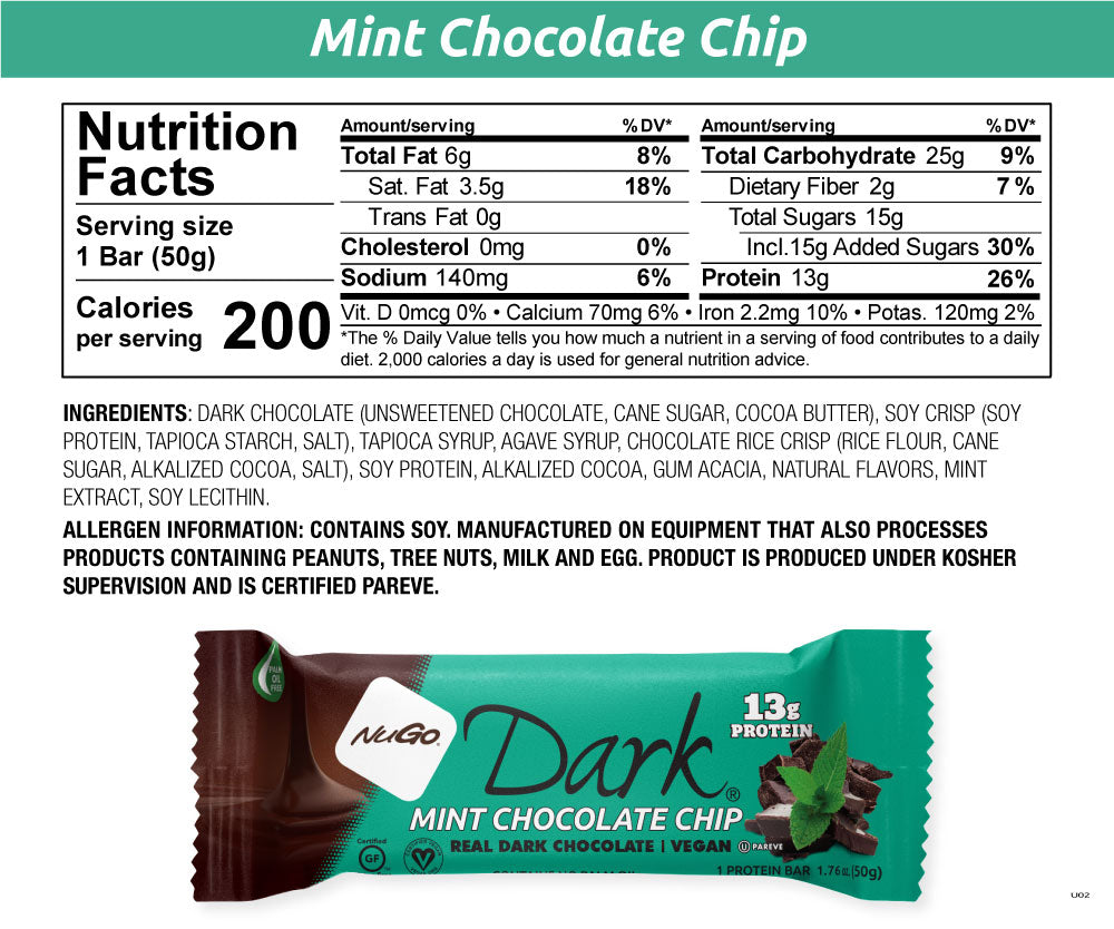 NuGo Dark Mint Chocolate Chip