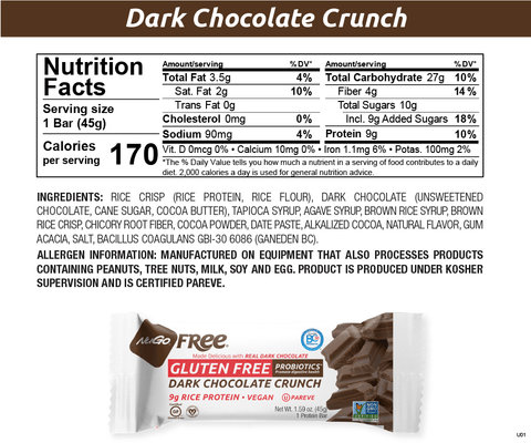 NuGo Free Dark Chocolate Crunch