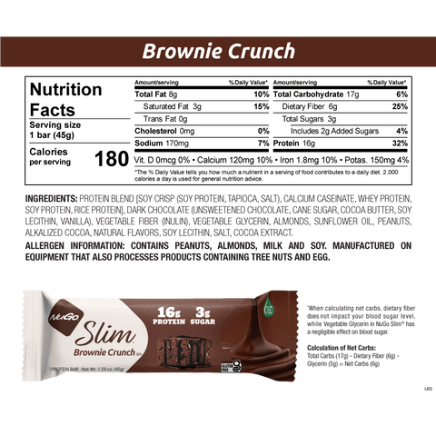 NuGo Slim Brownie Crunch