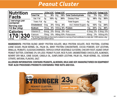 NuGo Stronger Peanut Cluster