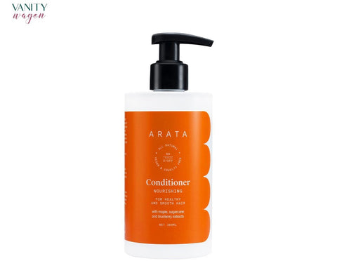 Vanity Wagon I Arata Zero Chemicals Natural Hair Conditioner with European Blueberry, Raspberry Maple and Castor Oil