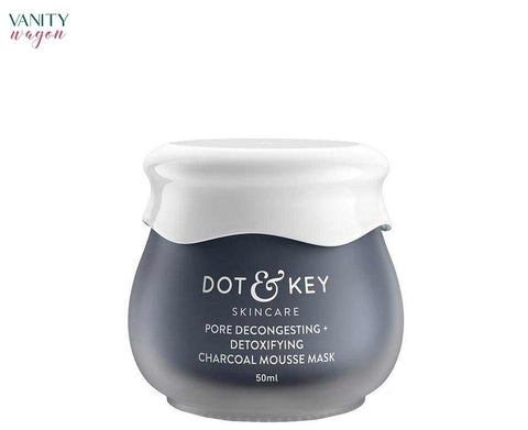 Vanity Wagon I Dot & Key Pore Decongesting & Detoxifying, Charcoal Mousse Mask