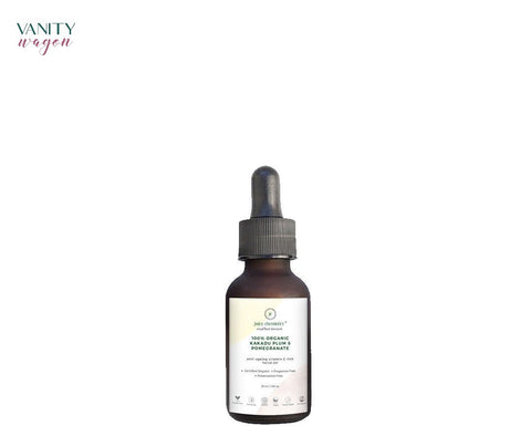 Vanity Wagon I Juicy Chemistry Organic Facial Oil for Anti-Ageing with Kakadu Plum, Pomegranate, and Vitamin C