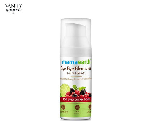 Vanity Wagon I Mamaearth Bye Bye Blemishes Face Cream with Mulberry Extract and Vitamin C