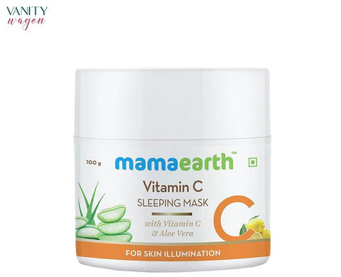 Vanity Wagon I Mamaearth Vitamin C Sleeping Mask with Aloe Vera for Skin Illumination