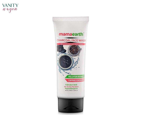 Vanity Wagon I Mamaearth Charcoal Face Wash for Oil control and Pollution Defense with Activated Charcoal and Coffee