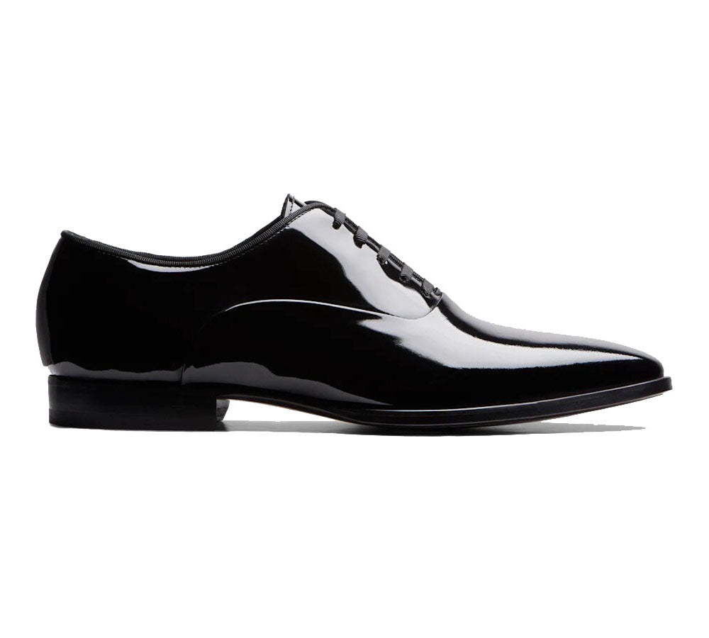Black Patent Leather Oxford Shoes for Men | Romèro Ferrera