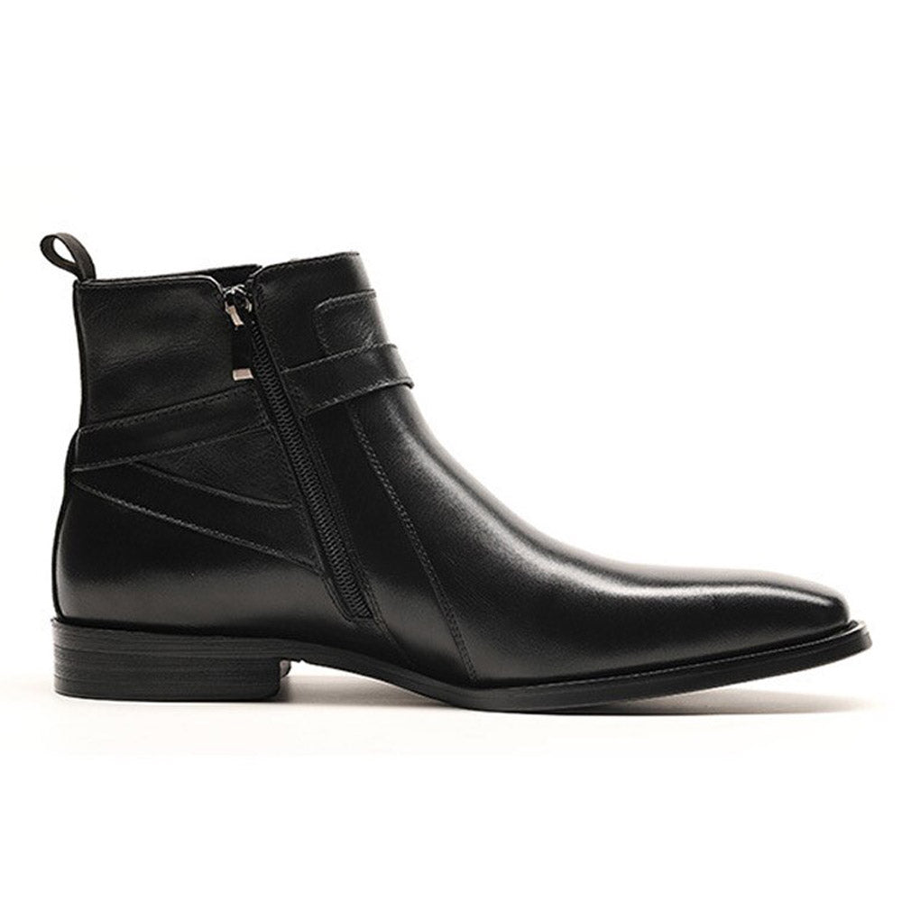 Black Leather Jodhpuri Boot for Men | Romèro Ferrera