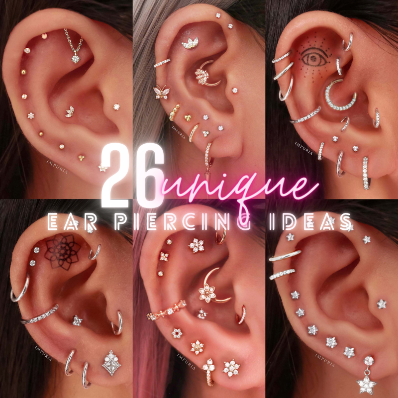 26 of the Most Unique Ear Piercing Ideas – Impuria Ear Piercing Jewelry