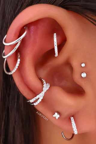 17 Cool Helix Ear Piercing Ideas You Need To Try