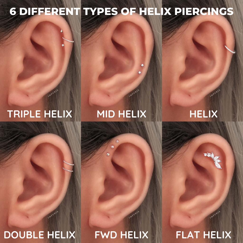 Helix Piercing Guide: Everything You Need to Know Before You Get One