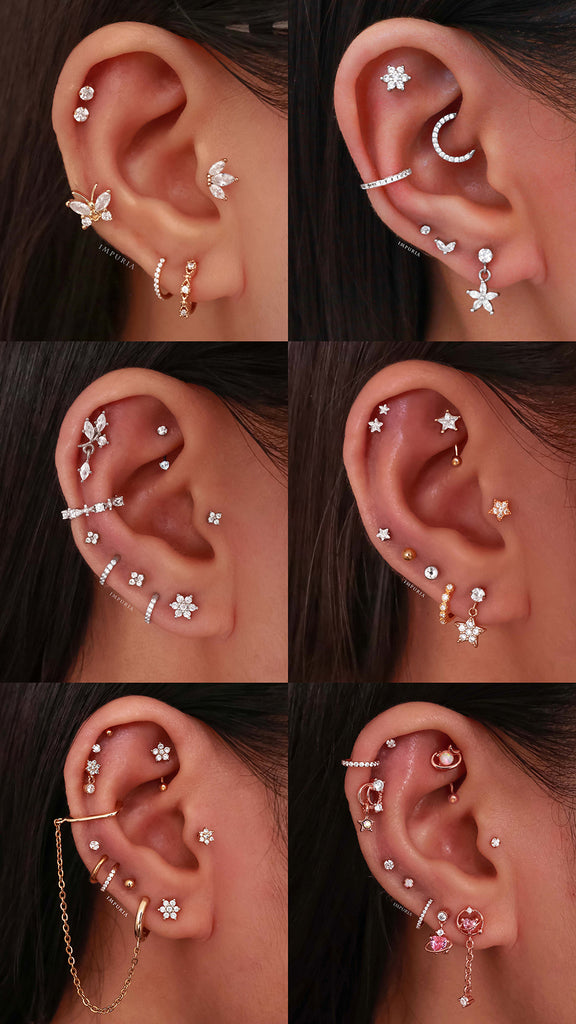 40 of the Best Ear Piercing Ideas for 2022 – Impuria Ear Piercing Jewelry
