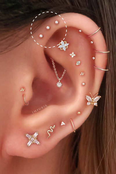 Forward Helix Ear Piercing Jewelry Earrings - Impuria