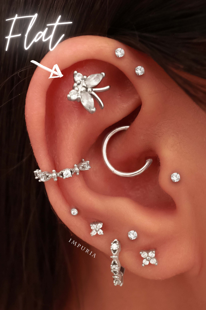 Discover 251+ flat ear piercing earrings best