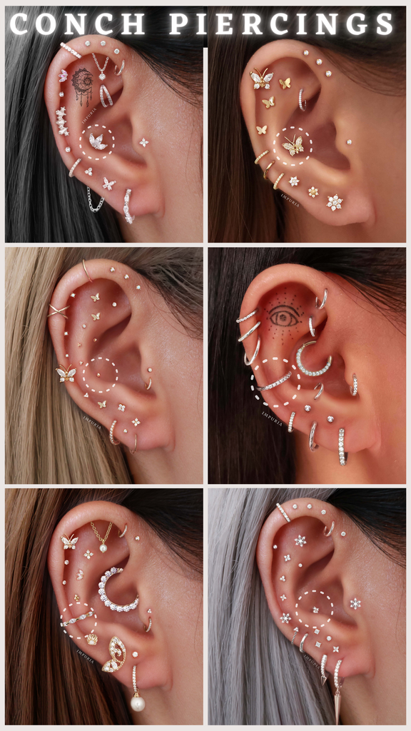 The Ultimate Guide to Ear Cartilage Piercings – Impuria Ear Piercing Jewelry