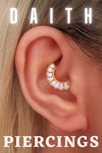 Daith Ring Hoop Earrings at Impuria Ear Piercing Jewelry