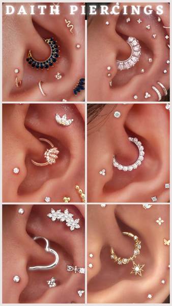 Daith Hoop Ring Clicker Earrings - Impuria Ear Piercing Jewelry
