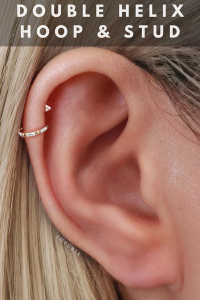 Double Helix Piercing Jewelry