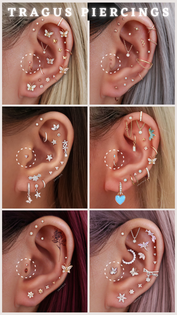 Tragus Piercing Jewelry - Impuria Cartilage Earrings