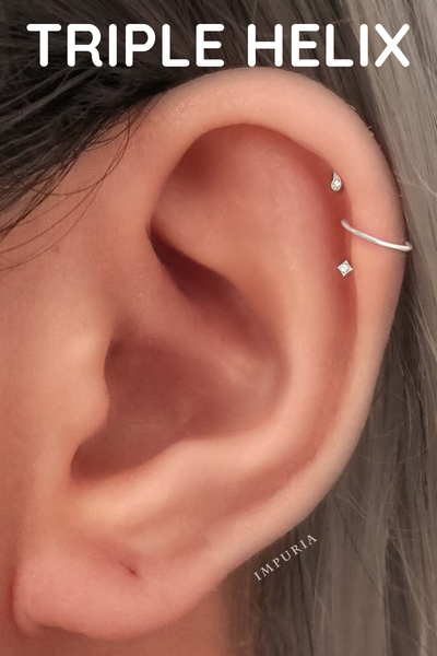 Triple Helix Piercing