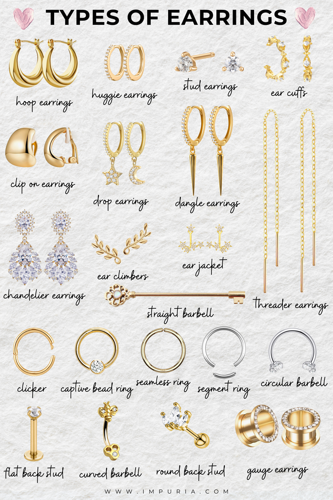 Different Types of Earrings for Women