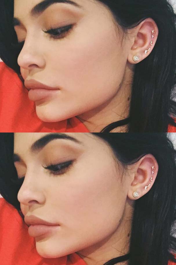 Celebrity Ear Curations Ideas and Earrings Impuria Ear Piercing Jewelry - www.Impuria.com