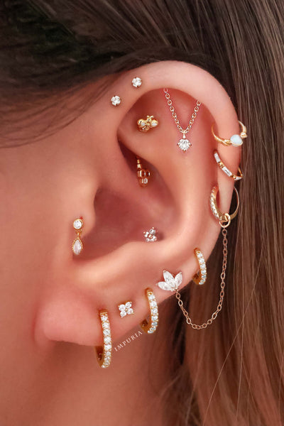 curated ear piercing - impuria ear piercing jewelry