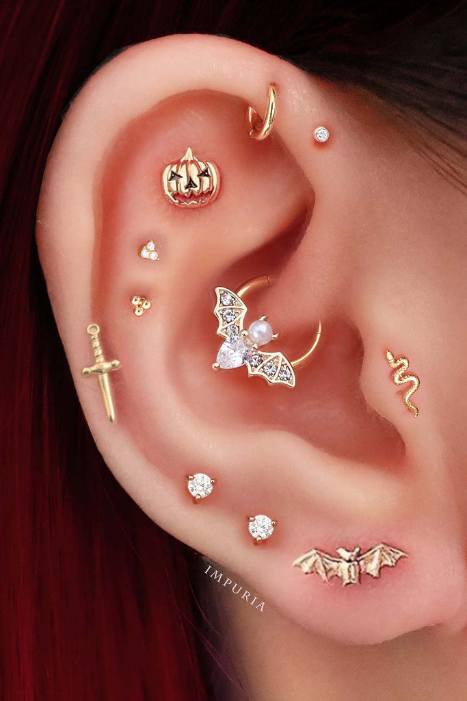 protest Plunderen Monnik 100 of the Best Cartilage Ear Piercing Ideas & Earrings – Impuria Ear  Piercing Jewelry