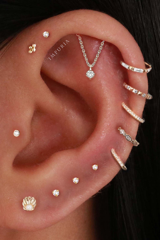 Beautiful Multiple Ear Piercing Ideas  - www.Impuria.com