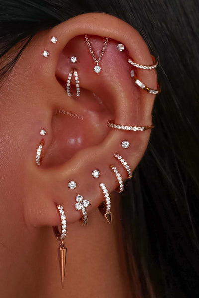 hoop earrings for women cartilage hoops rings - impuria ear piercing jewelry